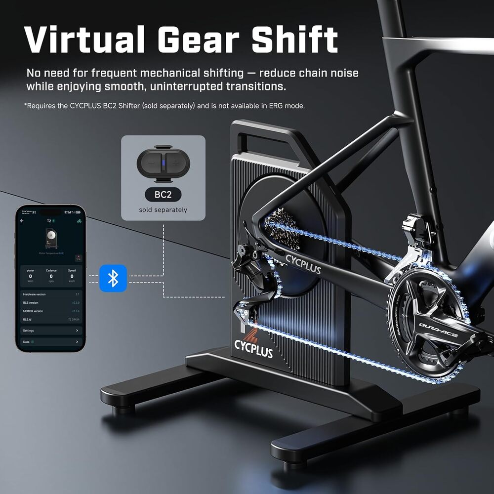 DirectDrive intelligens kerékpáros edzőgép Cycplus T2H