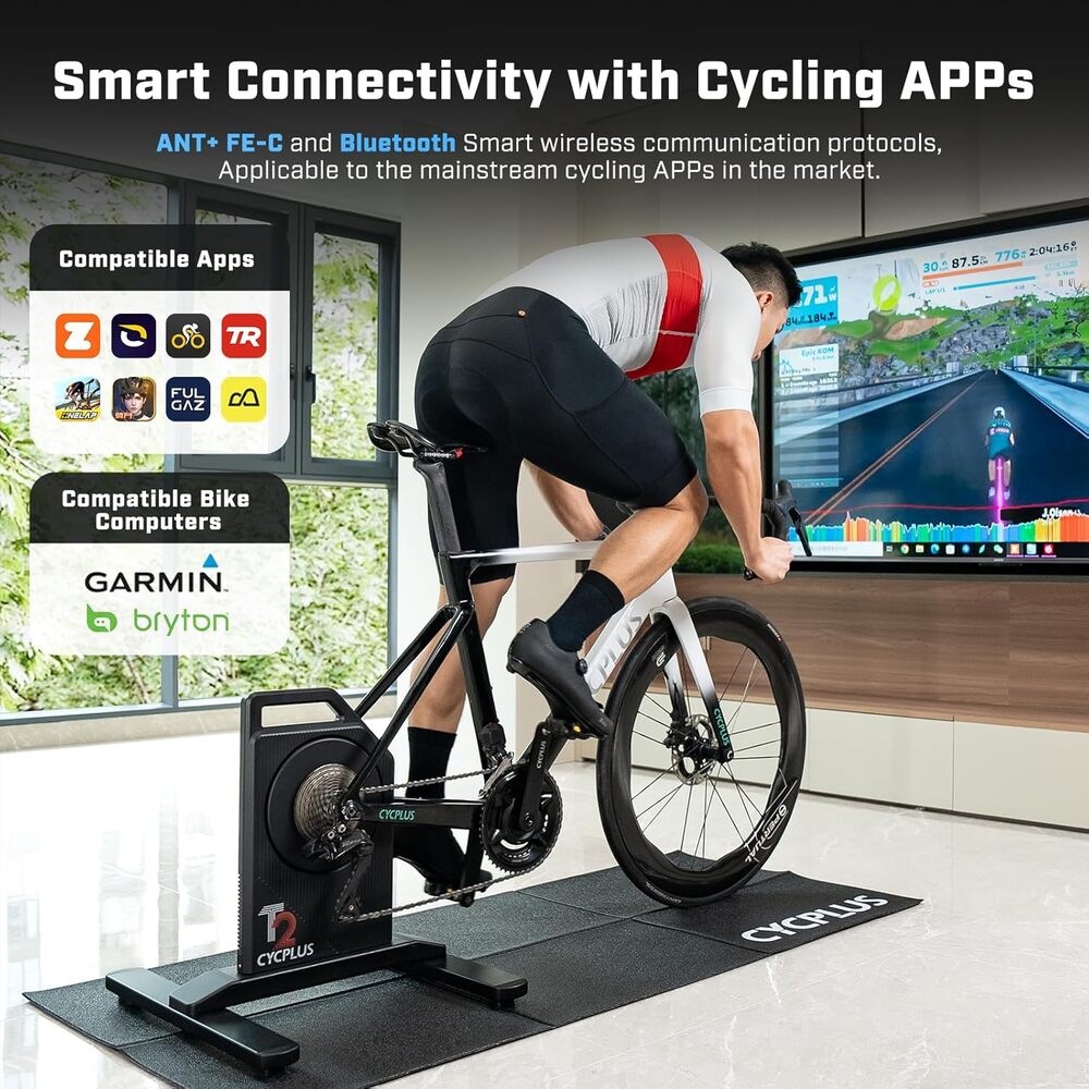 DirectDrive intelligens kerékpáros edzőgép Cycplus T2H