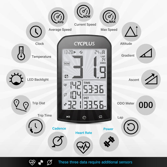 Cycplus M1 kerékpáros óra