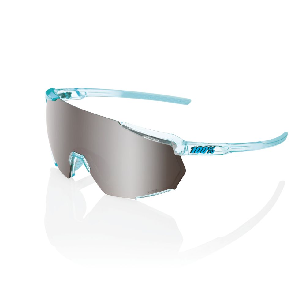 RACETRAP 3.0 - Polished Translucent Mint - HiPER Silver Mirror Lens